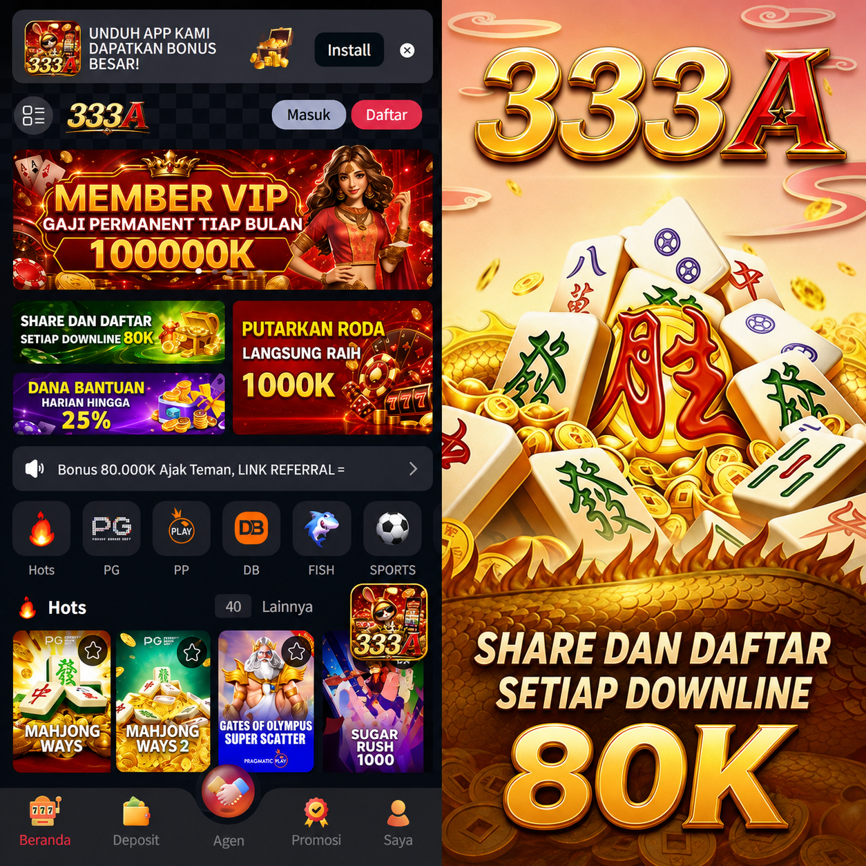 333A - Situs Resmi Slot Online dan Pilihan Game PG Soft