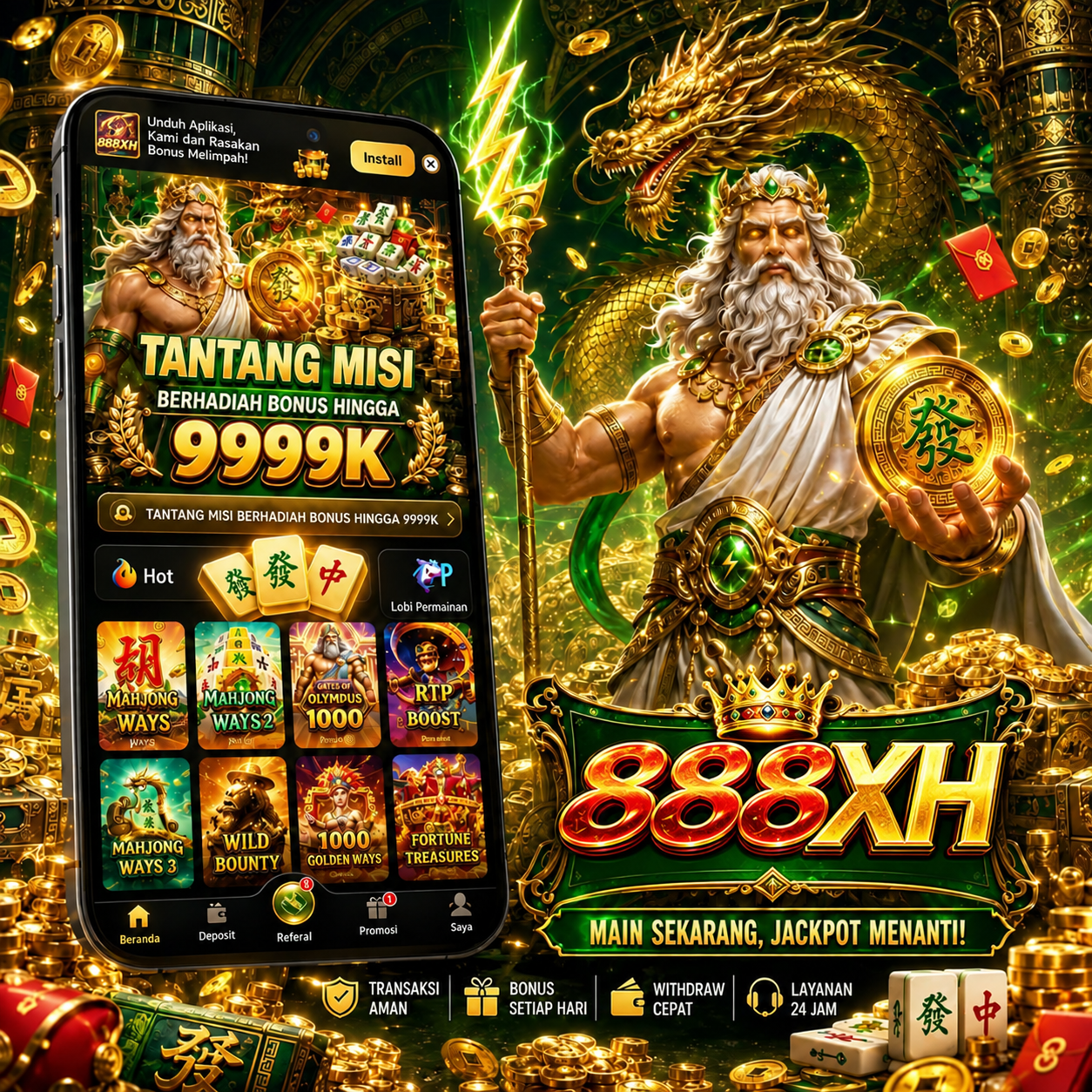 888XH - Destinasi Slot Online Indonesia dengan Ragam Tema Menarik