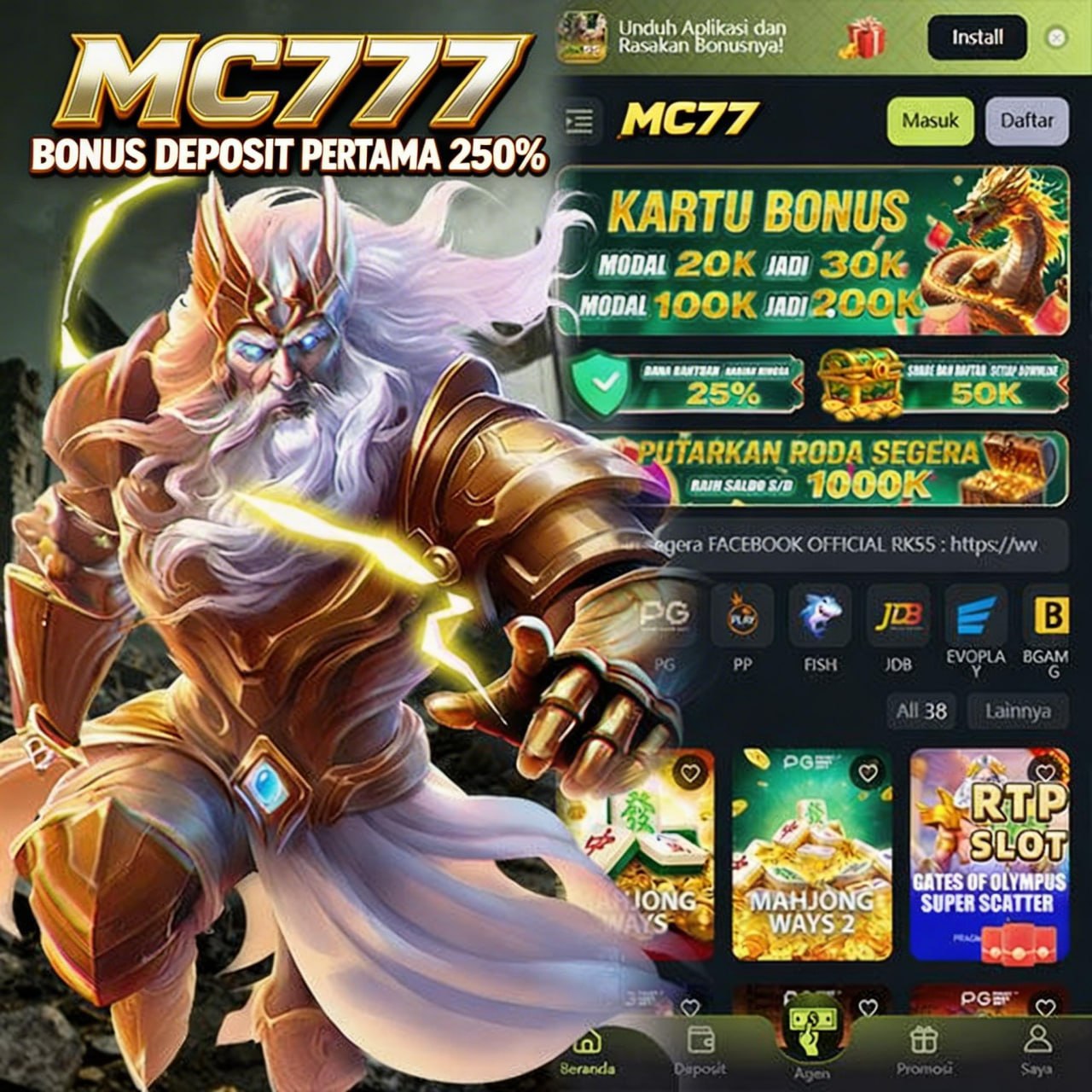 MC777 - Situs Resmi Slot Online dan Pilihan Game PG Soft
