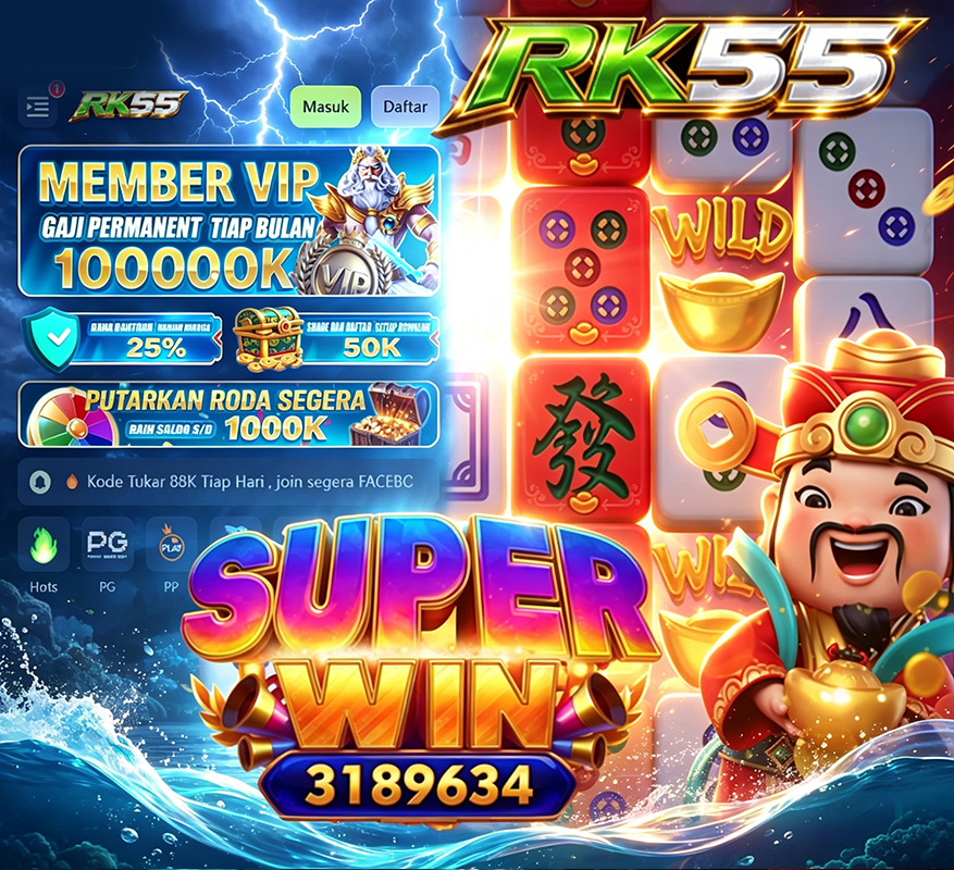 RK55 - Situs Resmi Slot Online dan Pilihan Game PG Soft